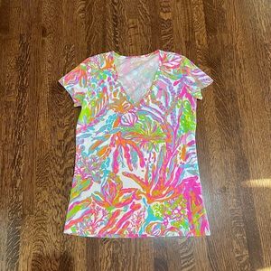 Lilly Pulitzer Multicolor Short Sleeve Tee